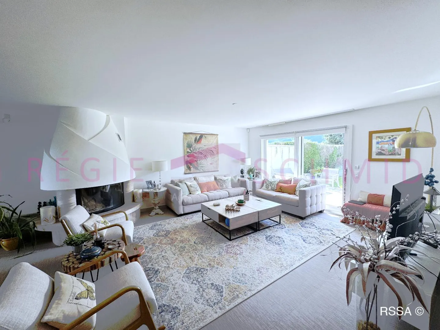 Villa bifamiliare con 7 camere e vista sul lago e sulle Alpi a Borex - Foto 6 di 13