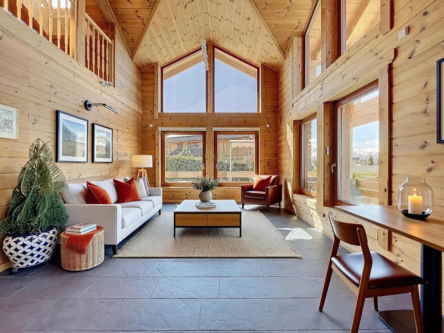 Chalet moderne avec vue imprenable sur les Alpes - Photo 2 sur 13
