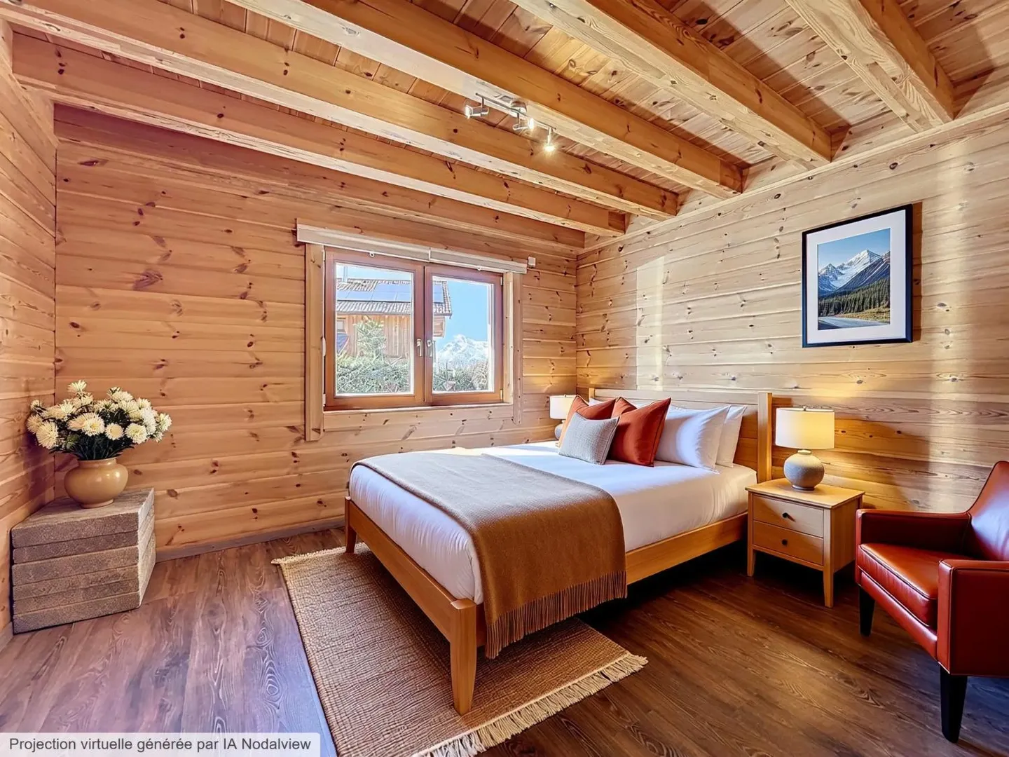 Chalet moderne avec vue imprenable sur les Alpes - Photo 8 sur 13