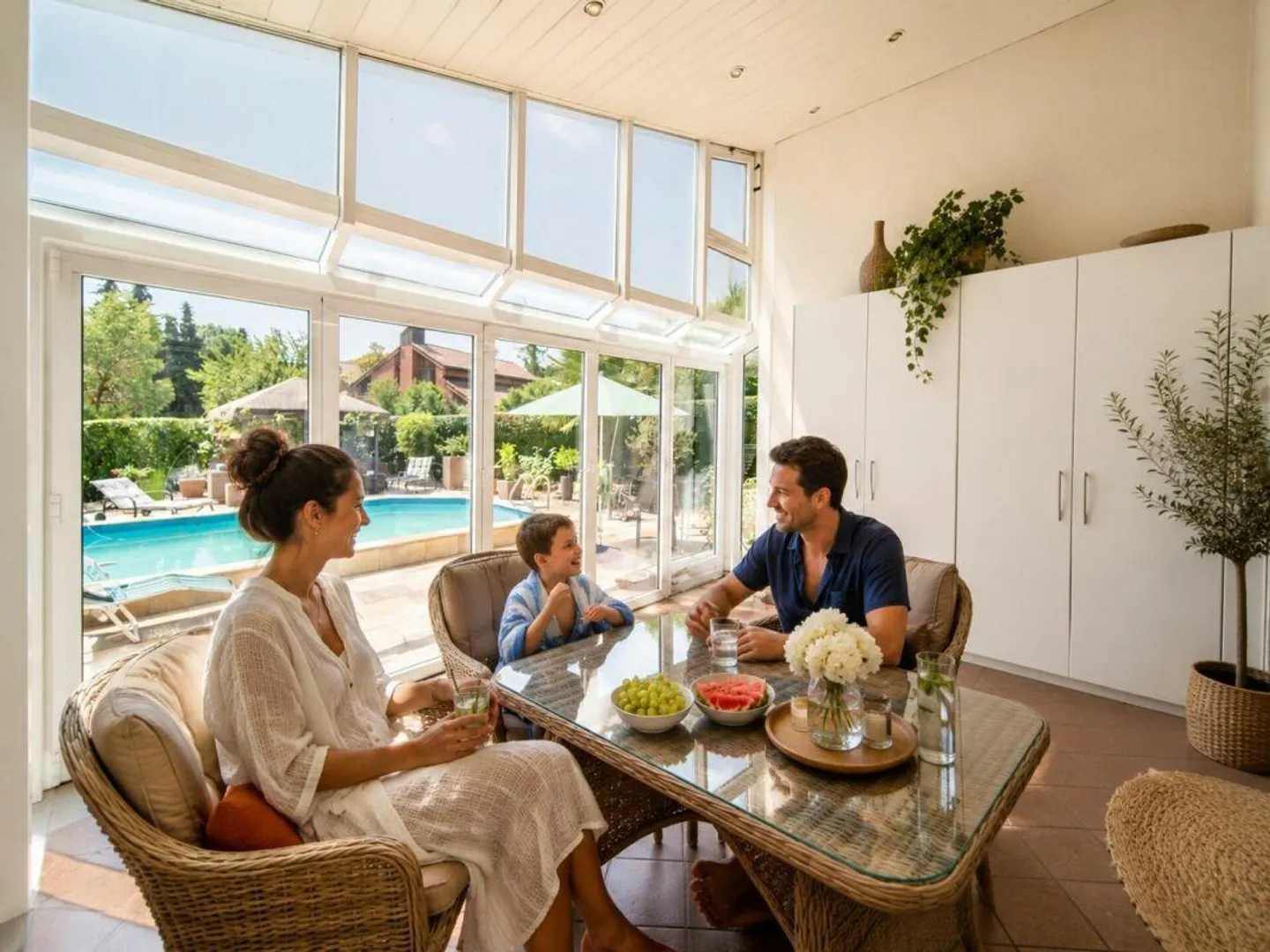 Paradise familial exclusif avec piscine et vue dégagée - maison individuelle spacieuse de 10 pièces à Bergdietikon - Photo 11 sur 27