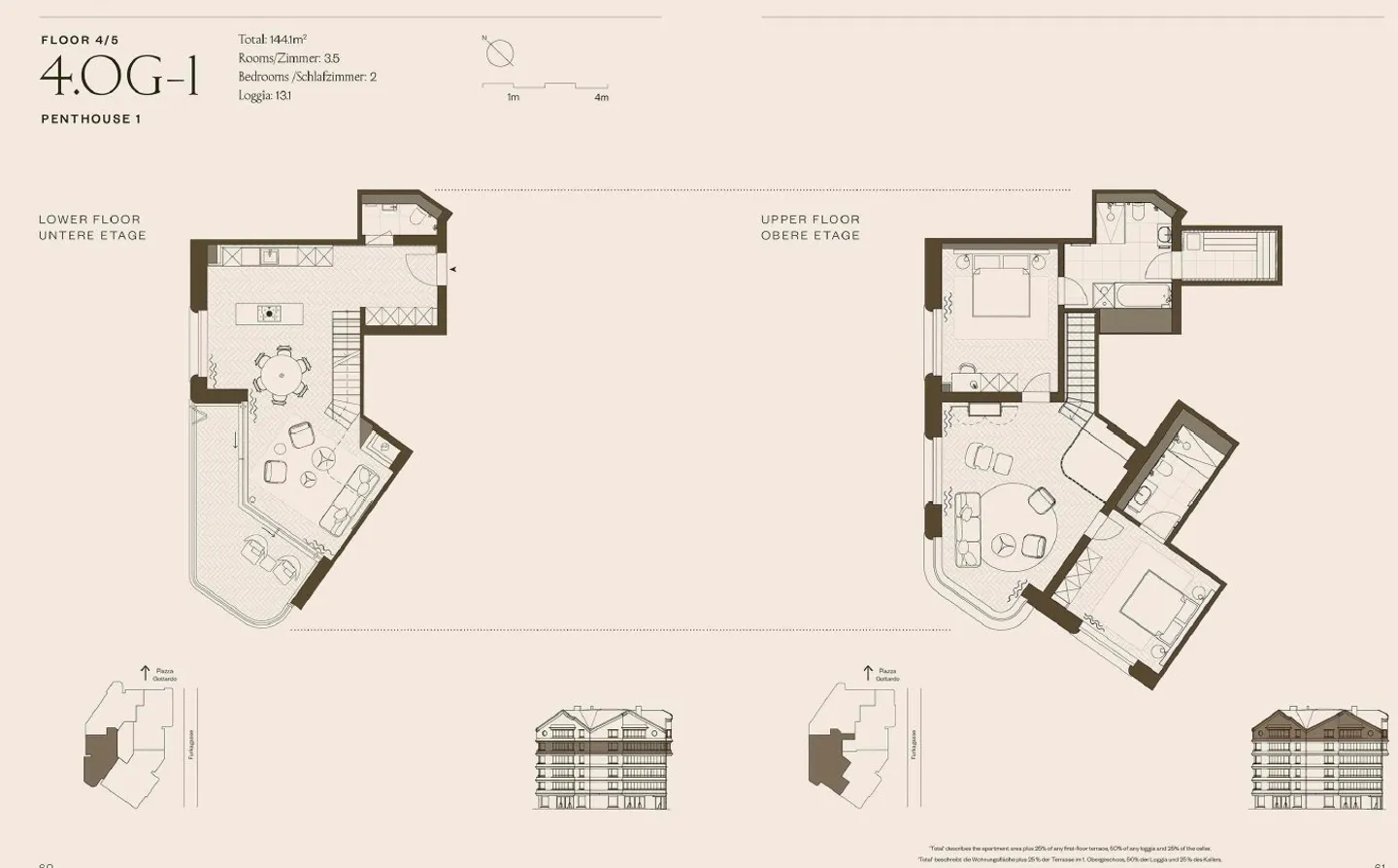 Luxus-Penthouse-Retreat - Foto 13 von 22