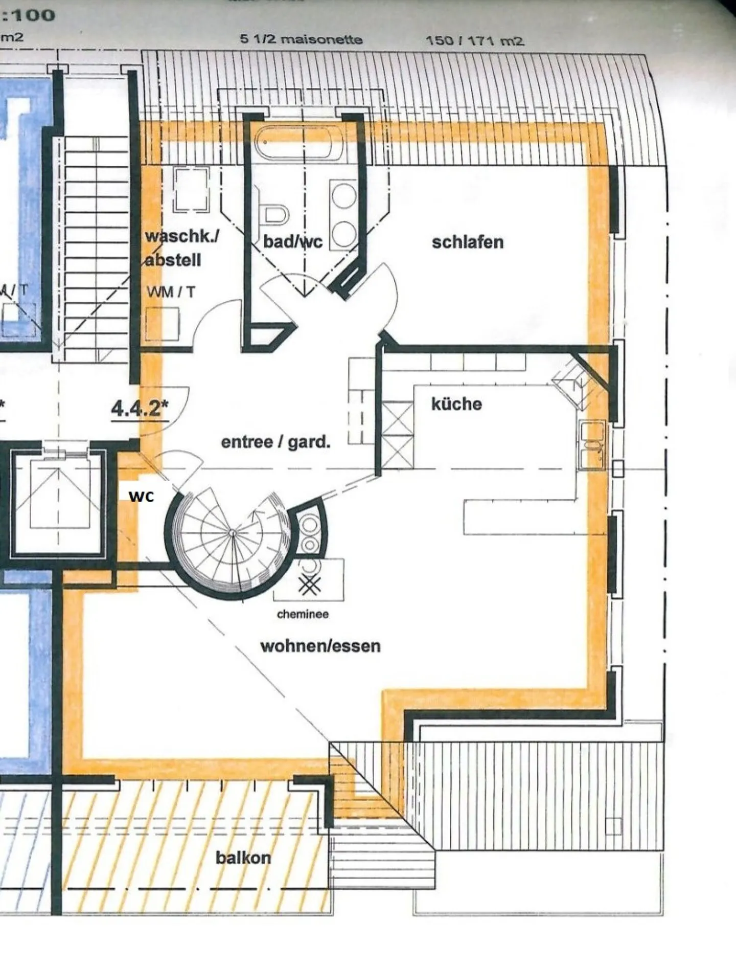 Ampio appartamento maisonette di 5,5 stanze con bella vista - Foto 18 di 19