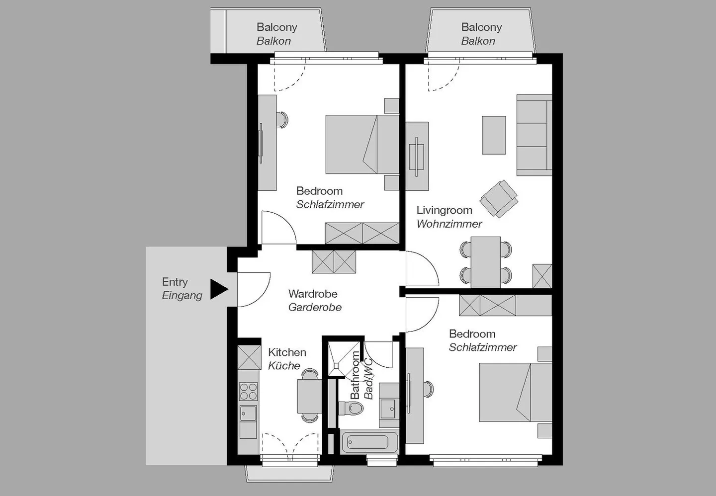 3-Zimmer Familienwohnung in Zürich Seefeld - Direkte Seenähe - Foto 8 von 8