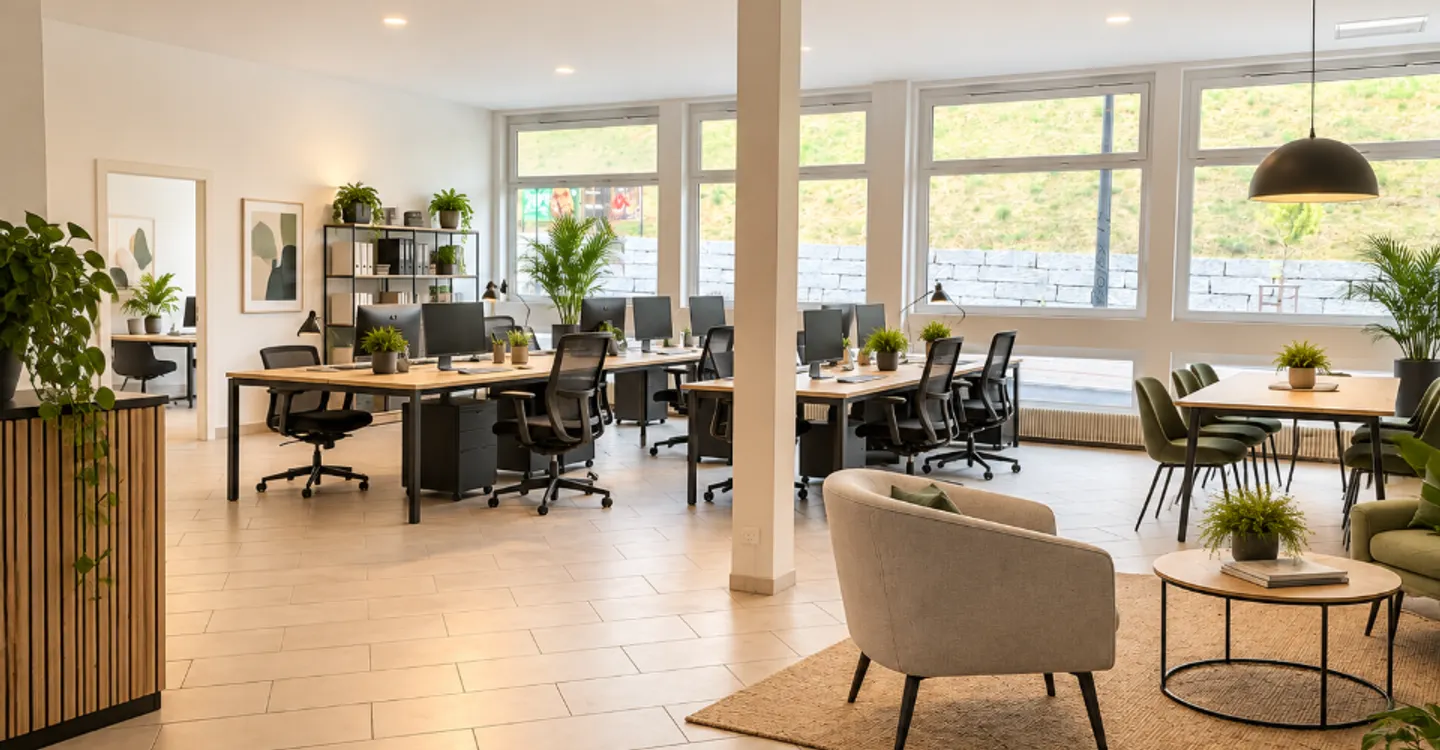 Wählen Sie einen Standort, der Ihre Ambitionen unterstützt! Etablieren Sie Ihr Geschäft in einem dynamischen Viertel. Diese Verkaufsfläche bietet einen attraktiven Rahmen für Ihr nächstes Projekt: Fachgeschäft, Showroom, Institut, Konzeptgeschäft - Foto 2 von 8