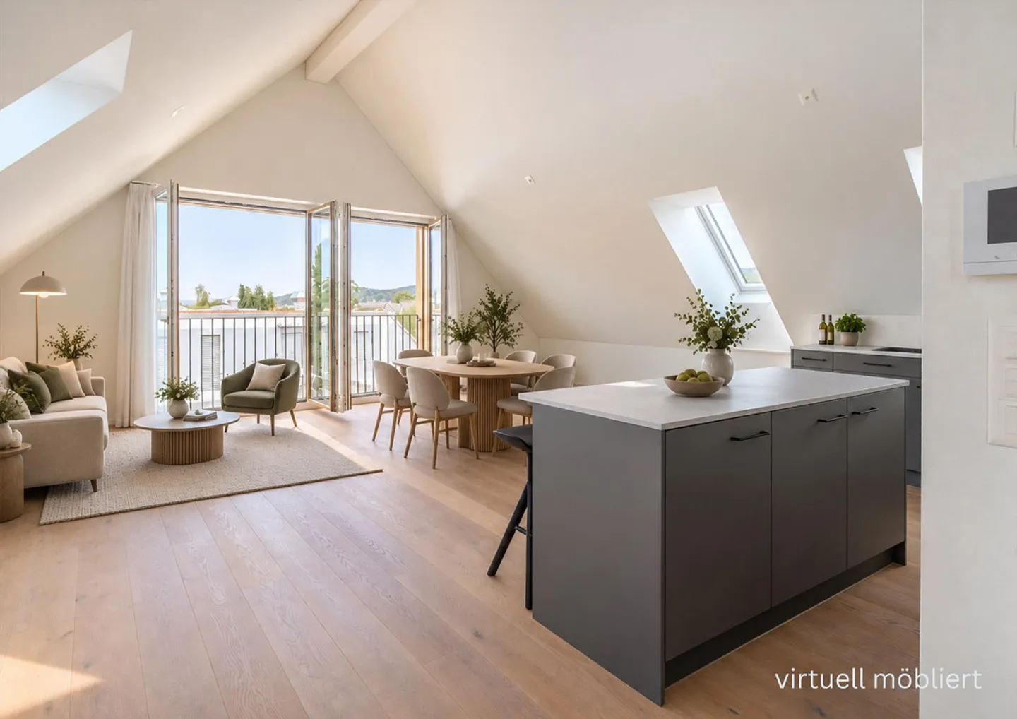 Stilvolles Penthouse in Kloten - Foto 2 von 14