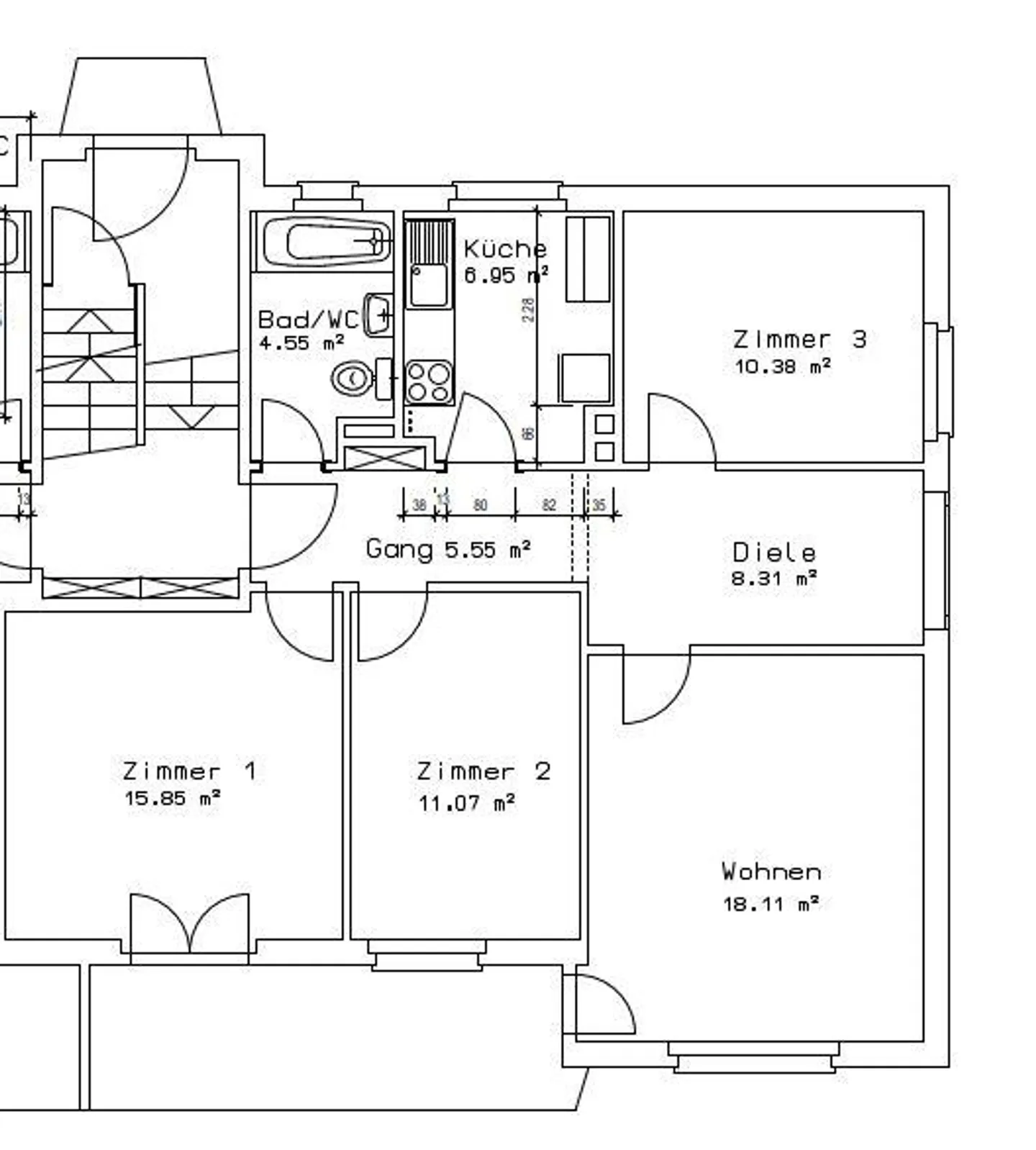 Appartement bien entretenu au bord de la forêt de Neuhausen - Photo 2 sur 10