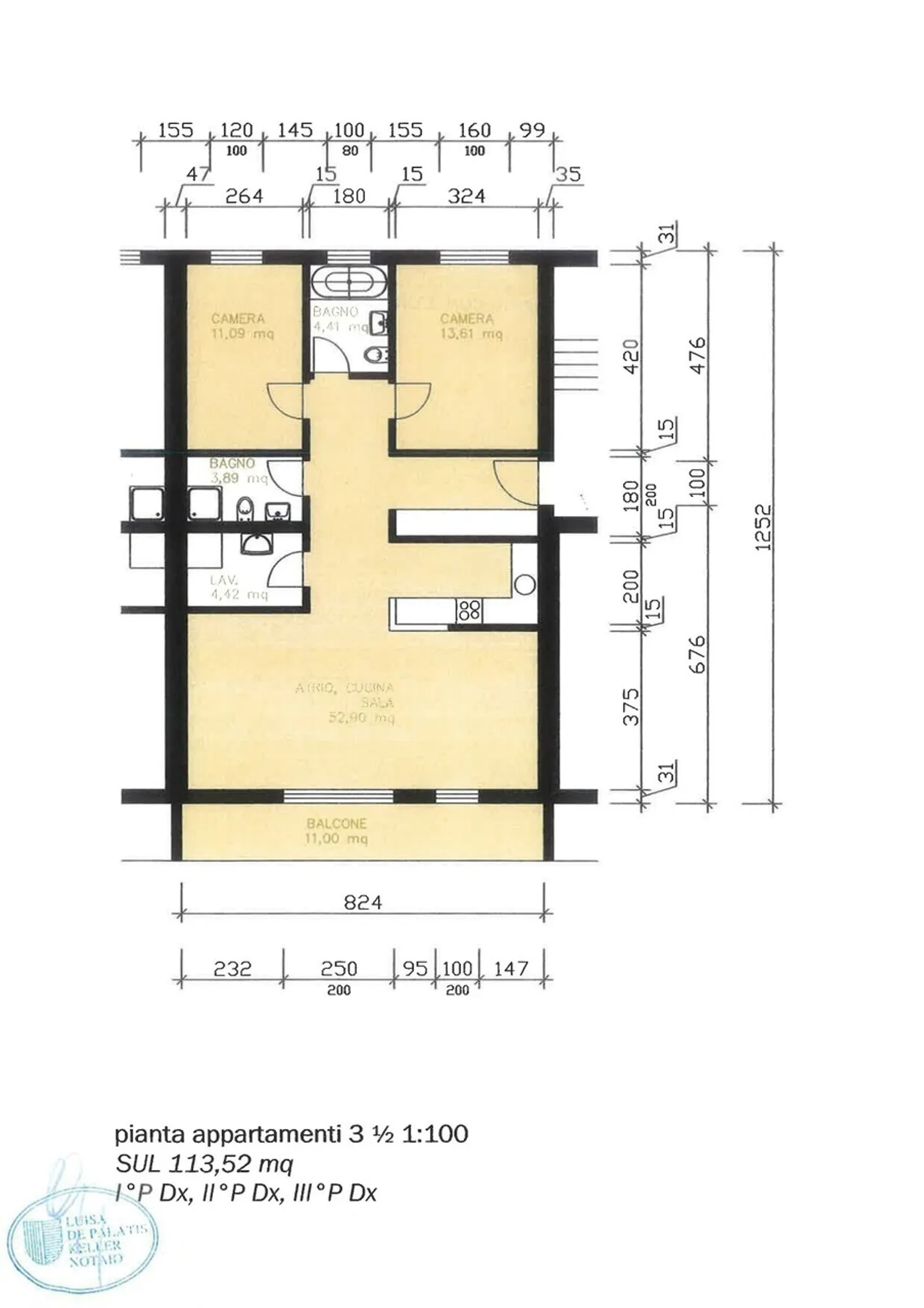 APPARTEMENT LUMINEUX DE 3.5 PIÈCES AVEC GRAND BALCON À STABIO - Photo 11 sur 11