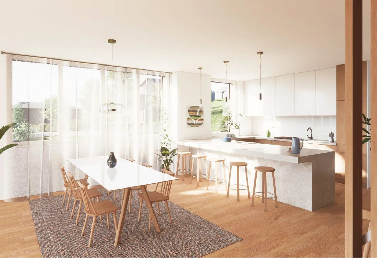 Two exclusive 5.5 room single-family homes with large garden and ... - Photo 9 of 17