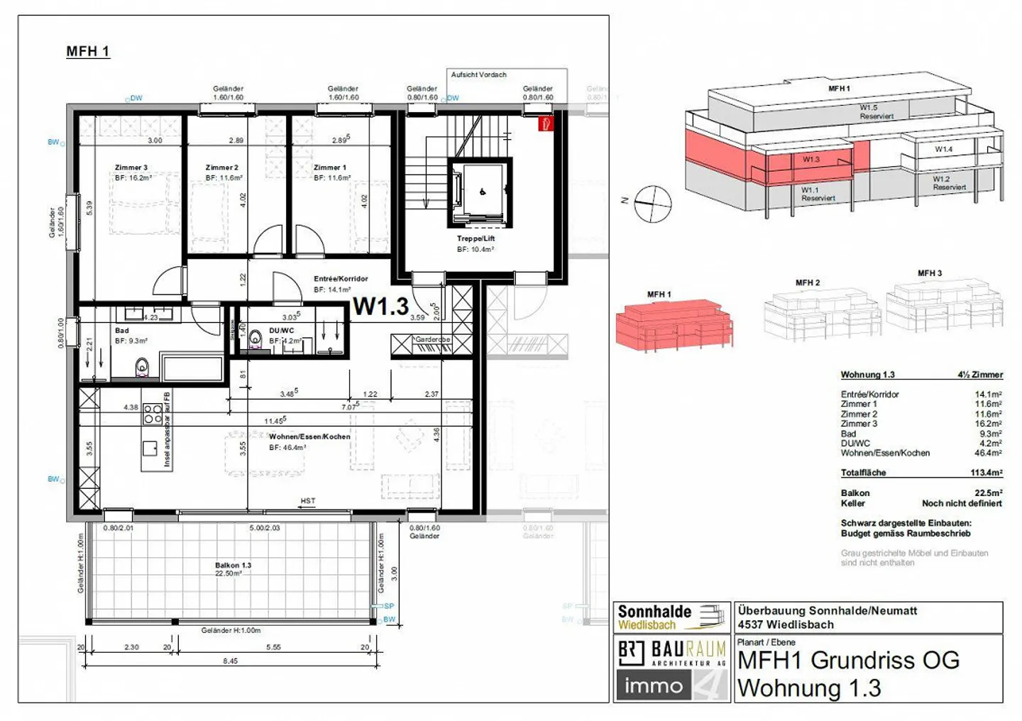 Hochwertige, topmoderne Neubauwohnungen mit Minergie-Standard in Wiedlisbach - Foto 11 von 25