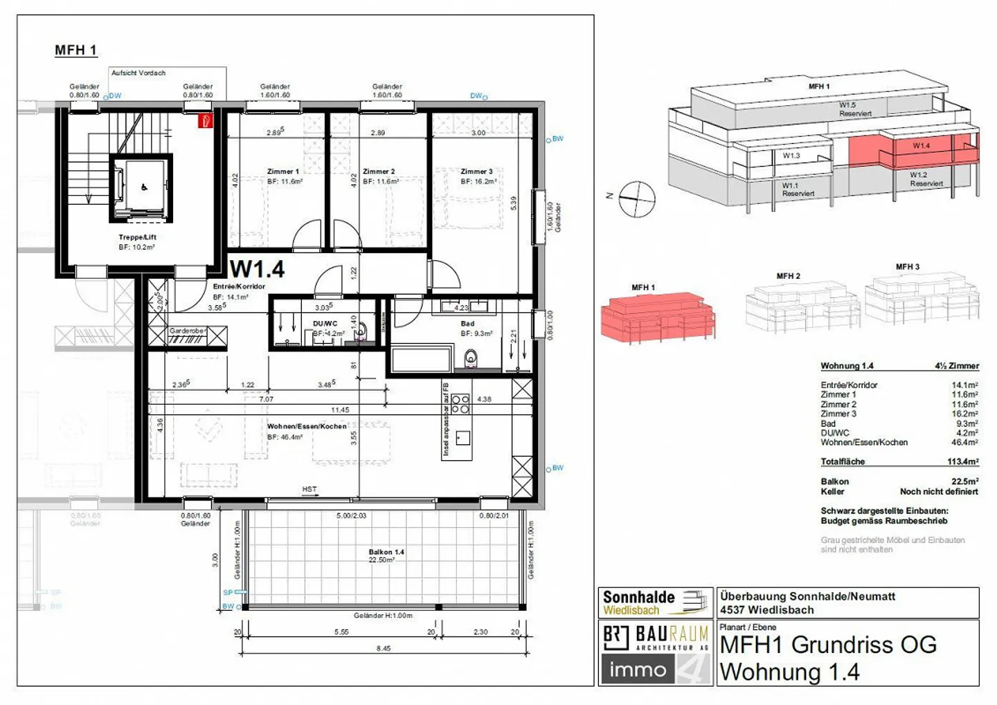 Hochwertige, topmoderne Neubauwohnungen mit Minergie-Standard in Wiedlisbach - Foto 12 von 25