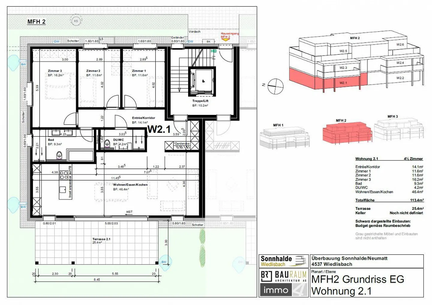 Hochwertige, topmoderne Neubauwohnungen mit Minergie-Standard in Wiedlisbach - Foto 14 von 25