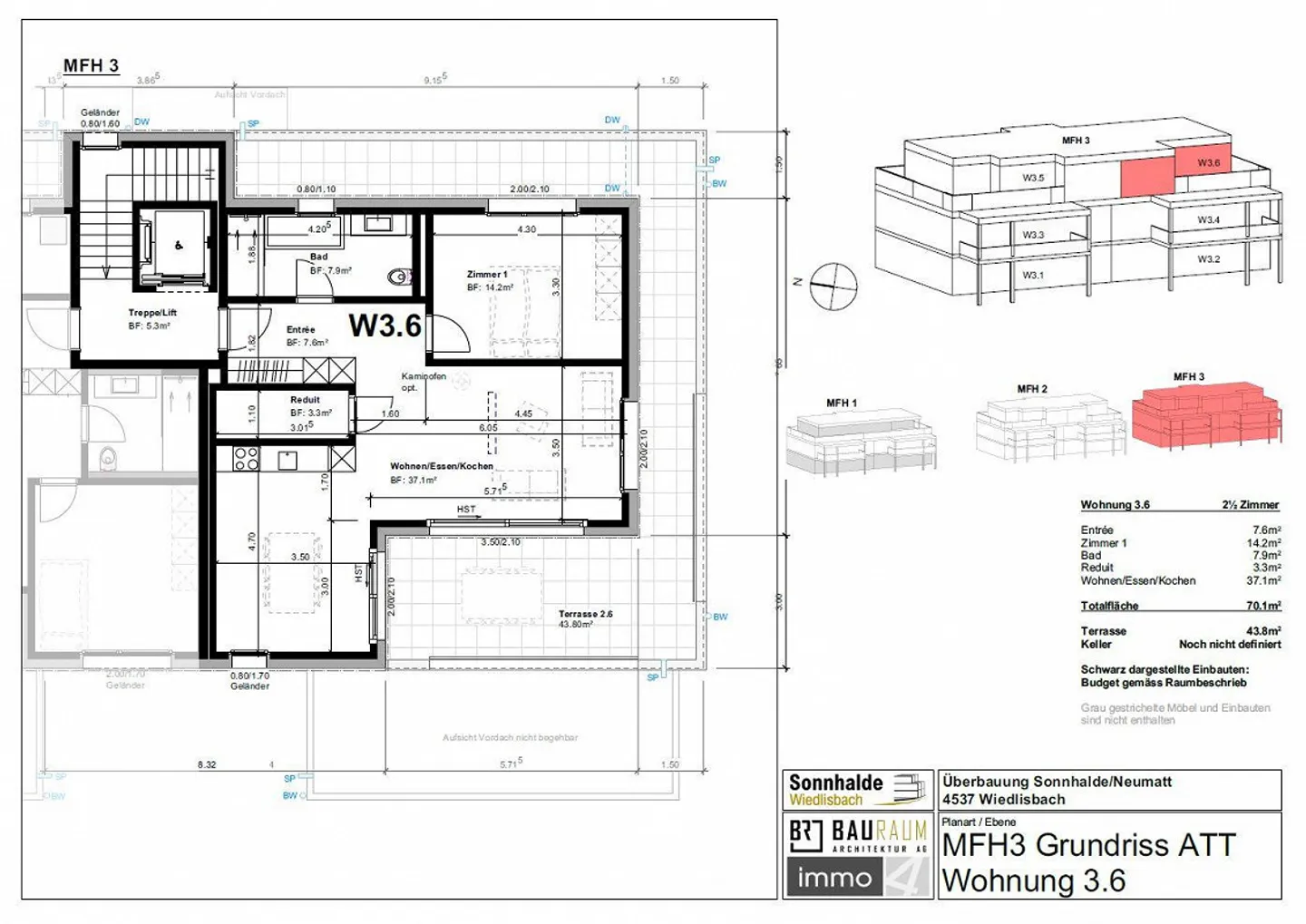 Hochwertige, topmoderne Neubauwohnungen mit Minergie-Standard in Wiedlisbach - Foto 16 von 25