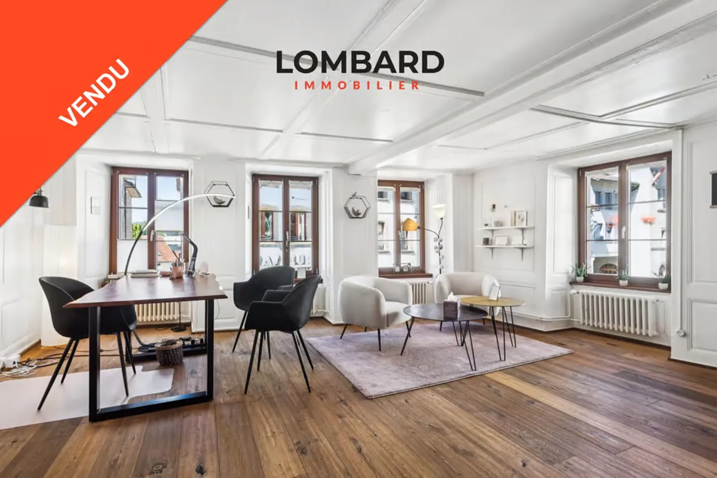 Magnificent 5.5-room duplex in the heart of Estavayer-le-Lac - Photo 1 of 12
