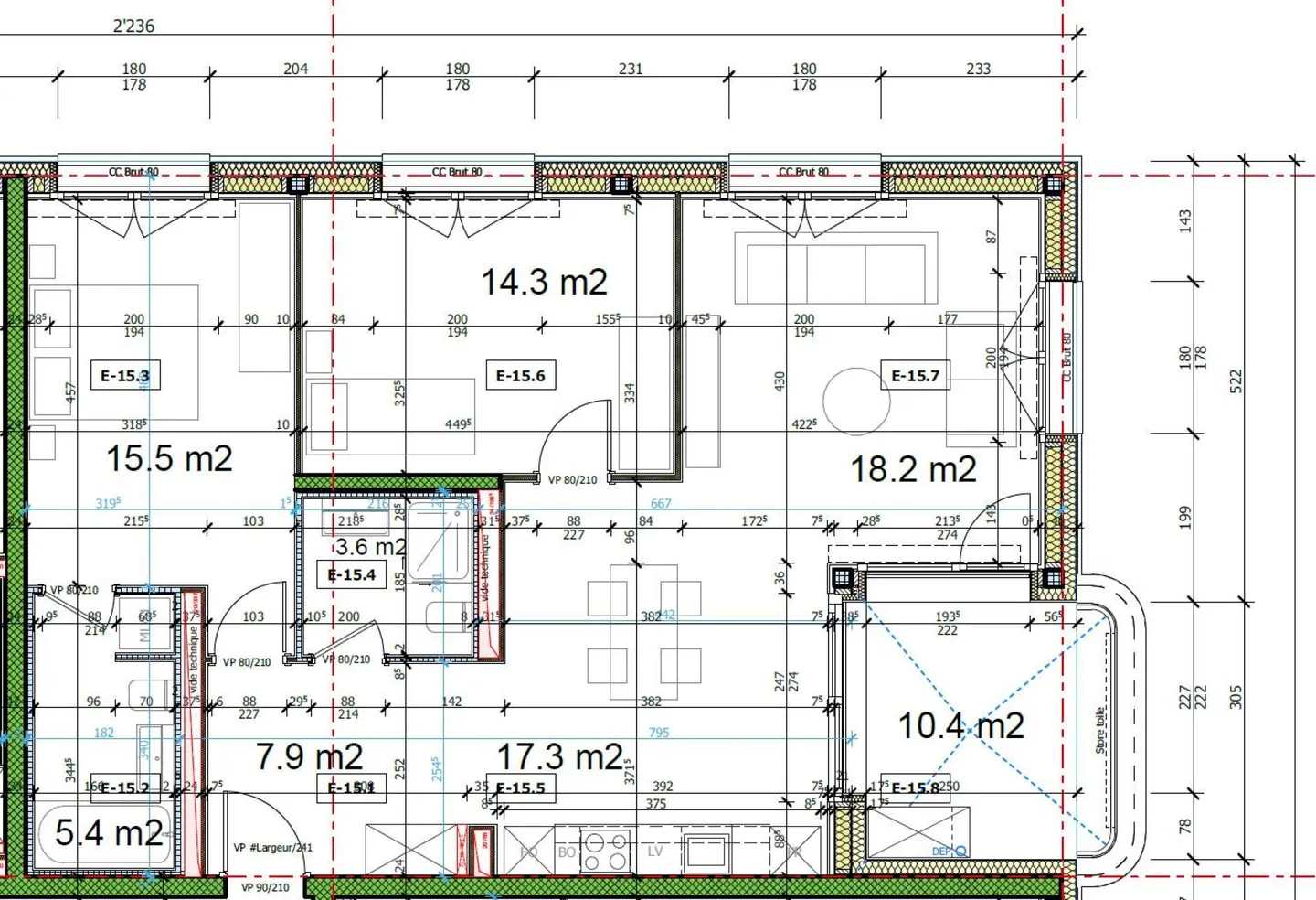 Prairie 2 - Appartement 3.5 pièces au 3ème étage - Foto 13 di 14