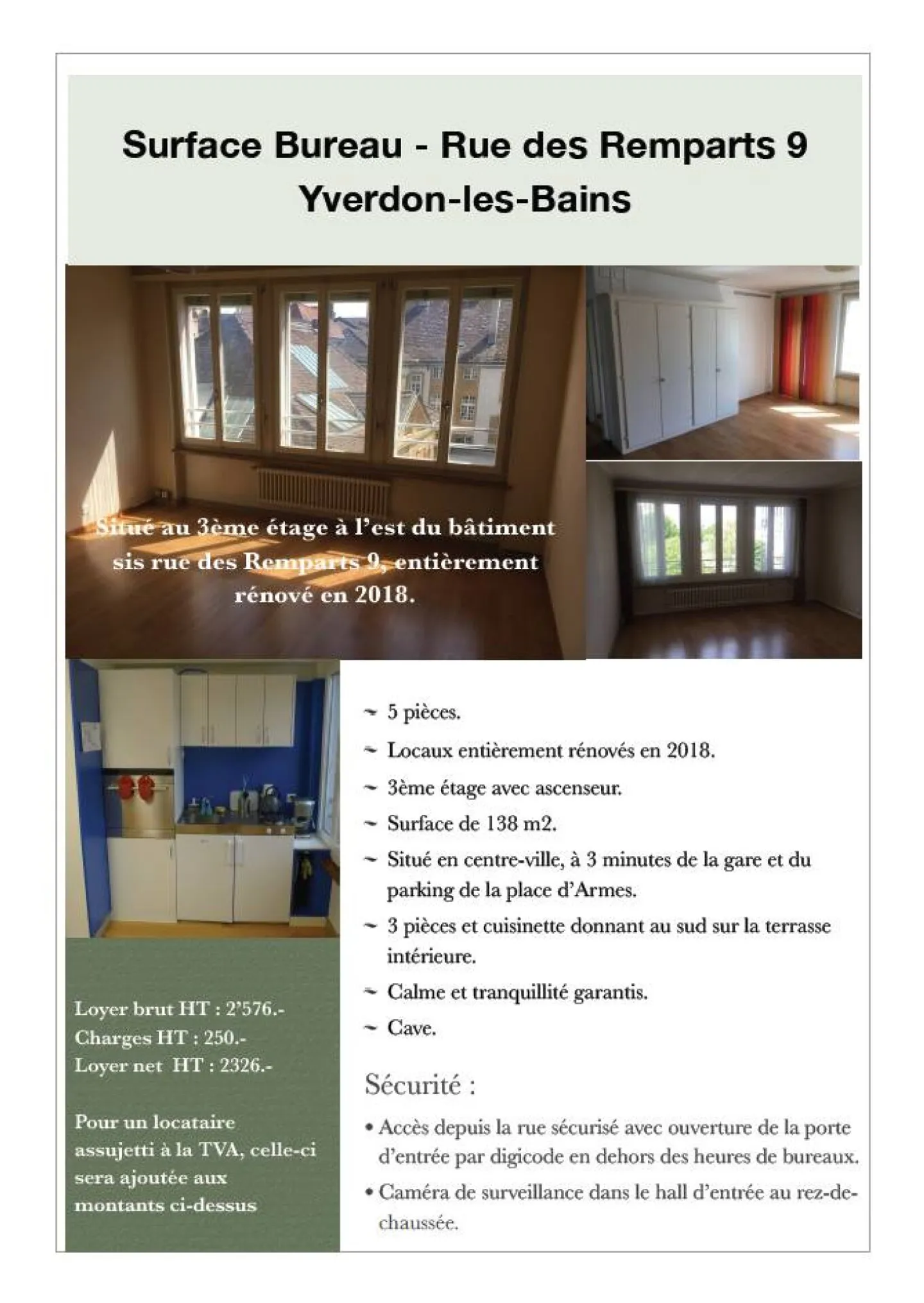 Amministrativo/Ufficio 138 m2 a Yverdon-les-Bains - Foto 6 di 8