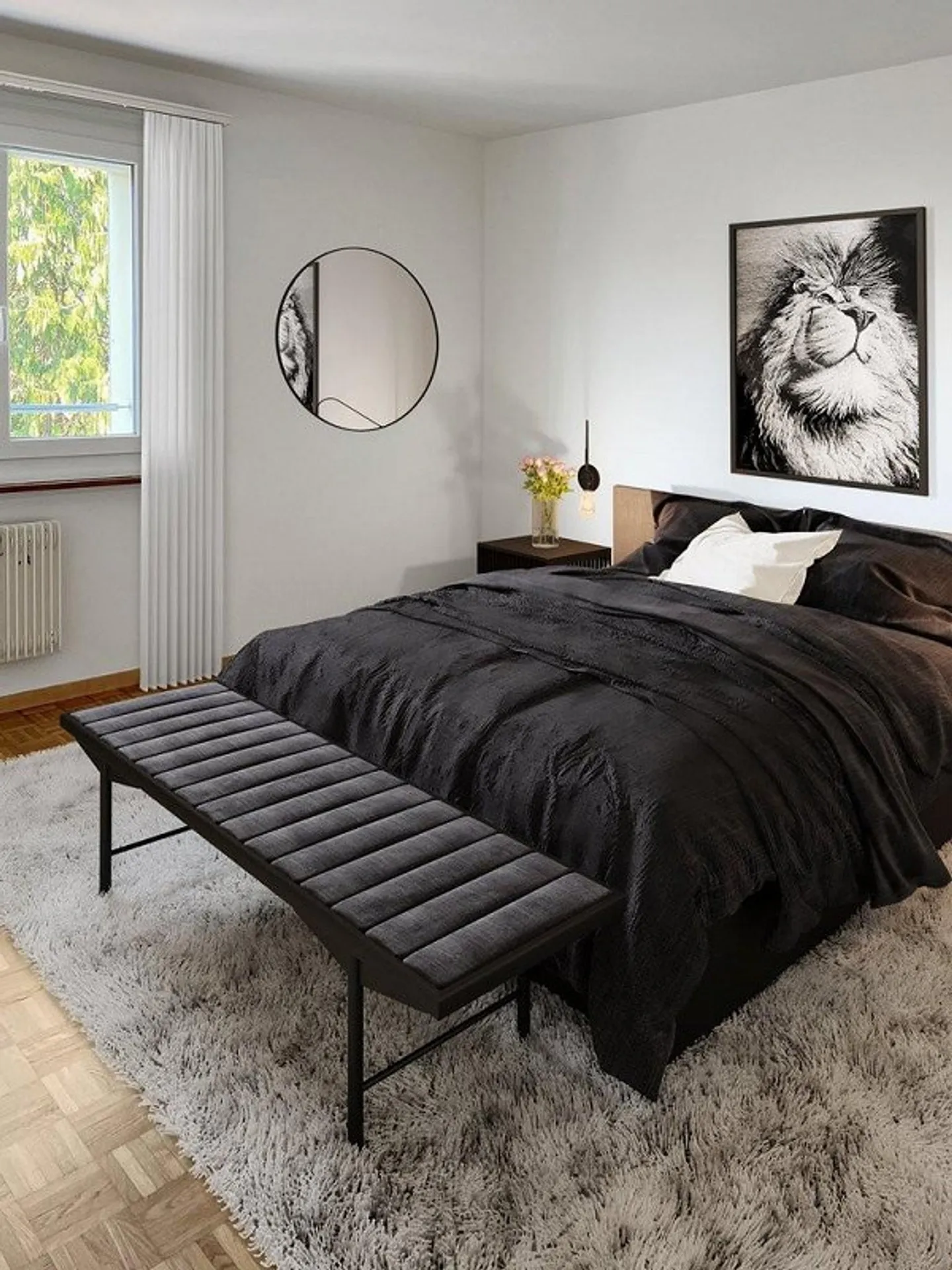 4-Zimmer-Wohnung im obersten Stock mit herrlichem unverbautem Blick - Foto 5 von 8