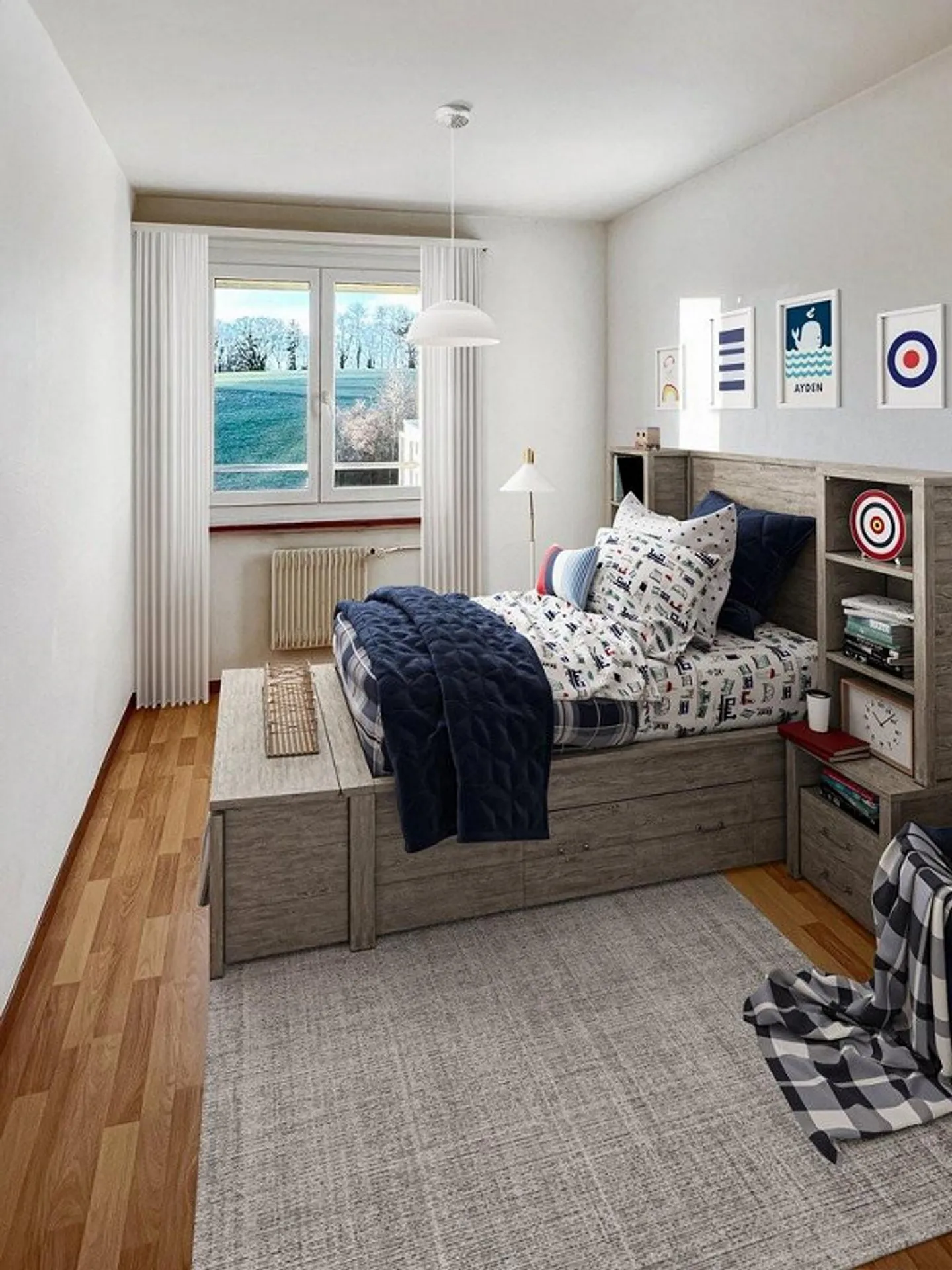 4-Zimmer-Wohnung im obersten Stock mit herrlichem unverbautem Blick - Foto 6 von 8