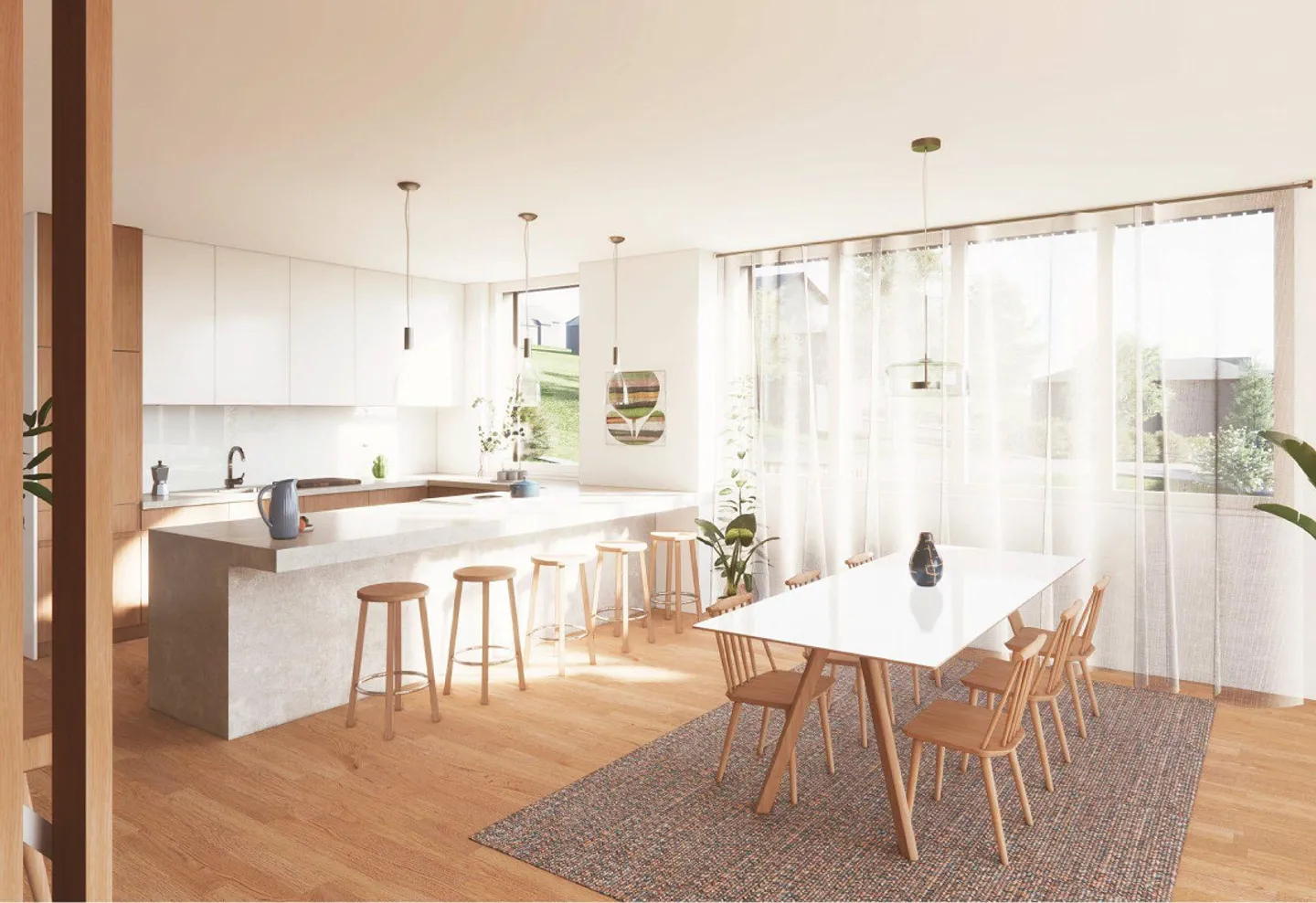 Two exclusive 5.5 room single-family homes with large garden and ... - Photo 9 of 16