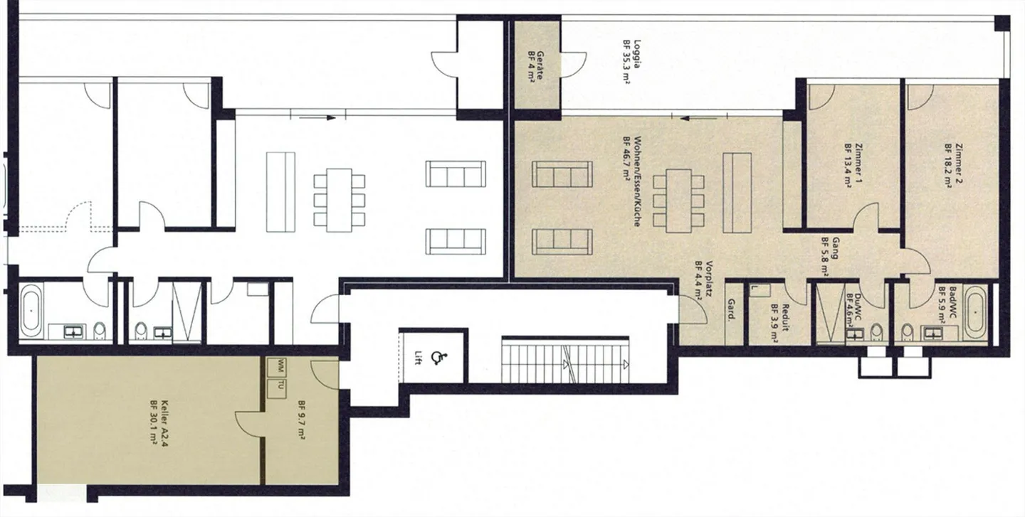 Appartamento moderno 3,5 locali nella «Residenza Milan» – Spazio, Comfort & N - Foto 12 di 12