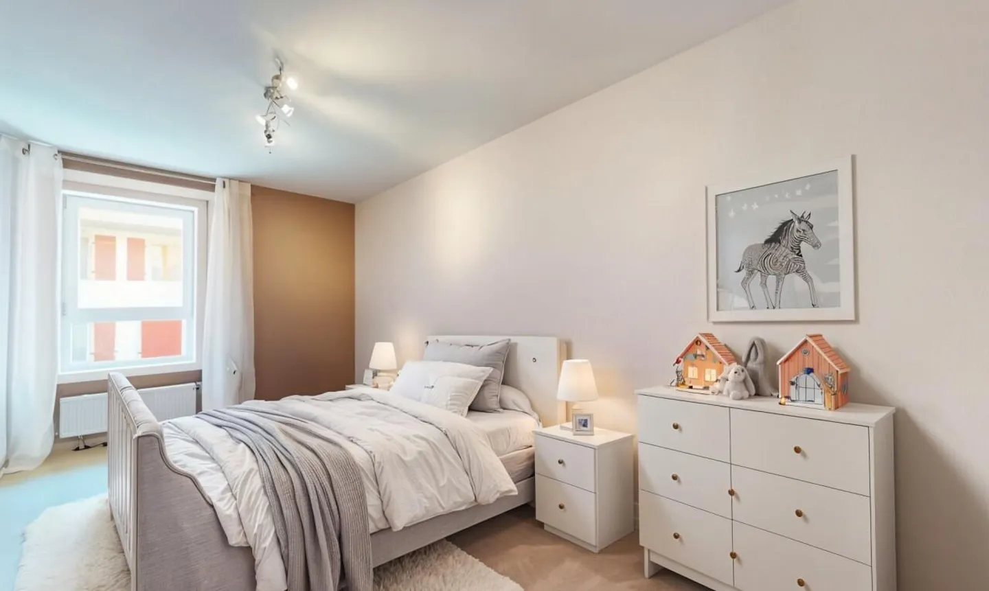 In der Nähe von Yverdon: geräumige 4,5-Zimmer-Wohnung mit Gemeinschaftsgärten - Foto 9 von 11