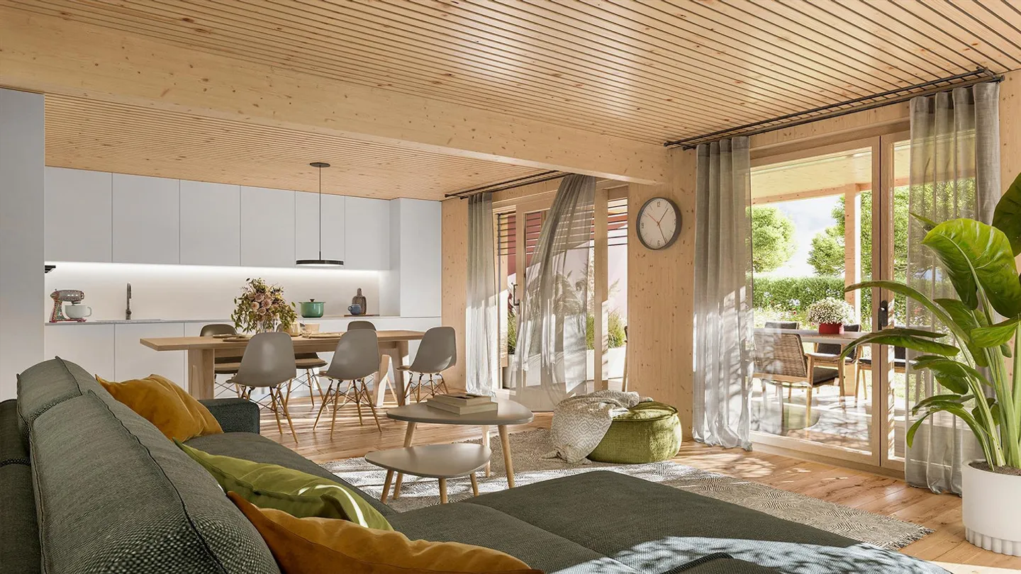 Healthy, modern living in a 4.5-room new apartment in Wittenwil - Photo 2 of 5