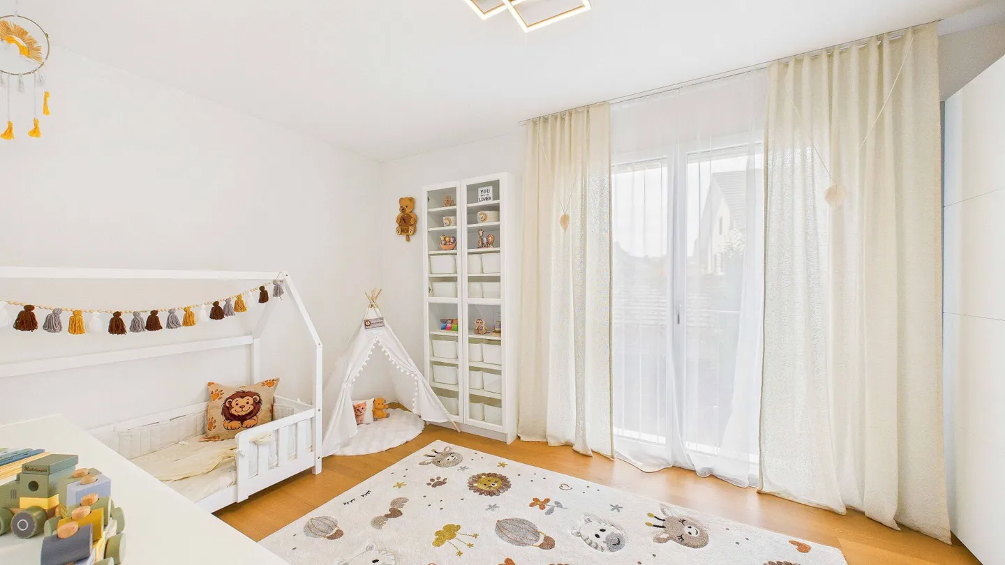 Helle 4.5-Zimmer-Wohnung mit Weitblick und funktionalem Grundriss - Foto 7 von 11