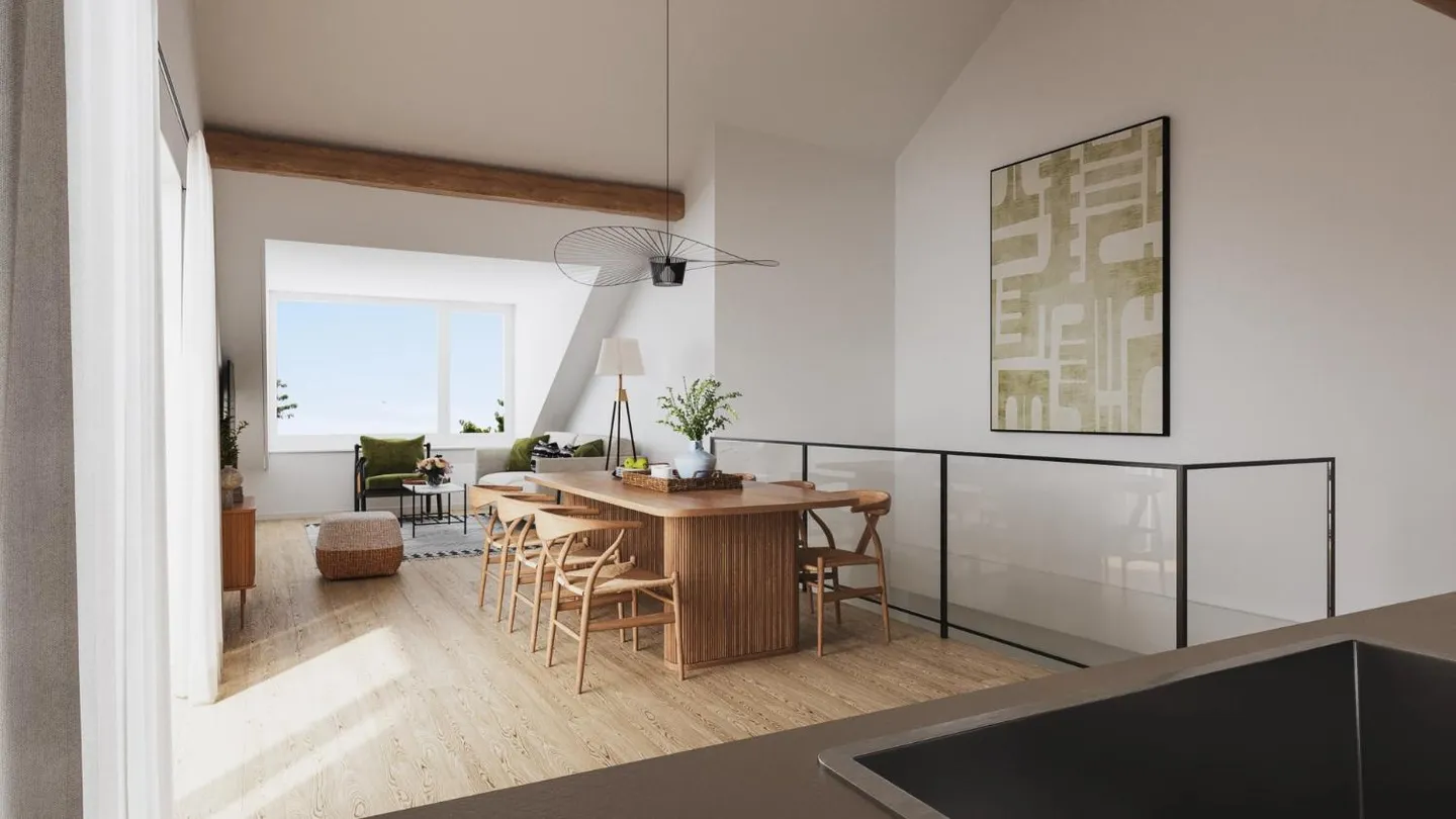 Charmantes Duplex mit Balkon - Foto 3 von 11