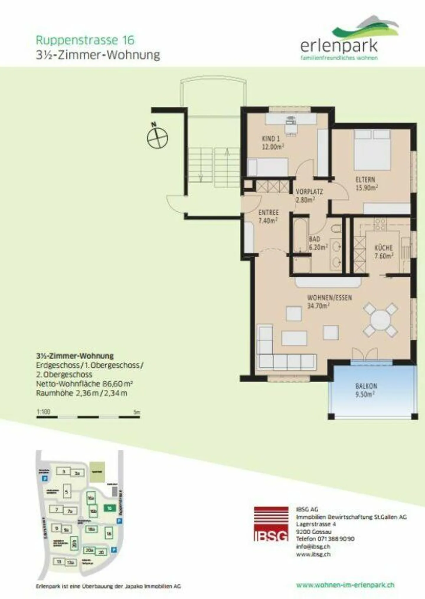 Belle appartement avec terrasse dans un endroit calme - Photo 7 sur 9