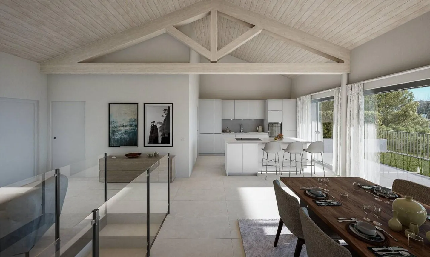 CHEXBRES – MODERNE VILLA MIT ATEMBERAUBENDEM BLICK AUF DEN GENFERSEE - Foto 7 von 11