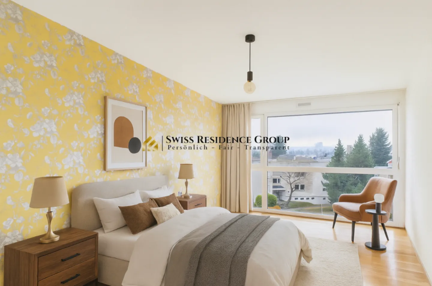 Appartamento moderno, luminoso e con balcone - affascinante appartamento di 3,5 stanze proprio accanto al parco - Foto 4 di 12