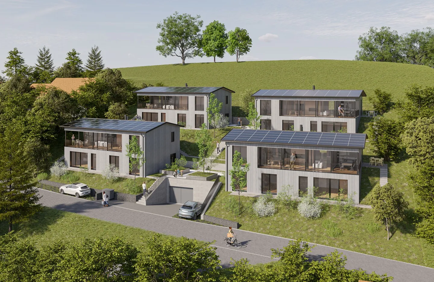 Vivere con una vista: attraenti case unifamiliari di nuova costruzione a Dürnten - Foto 1 di 5