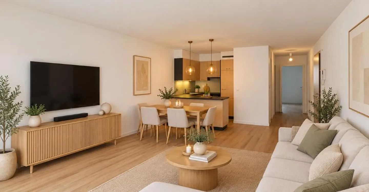 Appartement Charmant avec Terrasse - Photo 2 sur 7