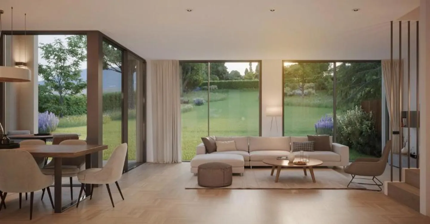 Exceptional contemporary villa with large garden in the heart of Anières - Photo 3 of 7