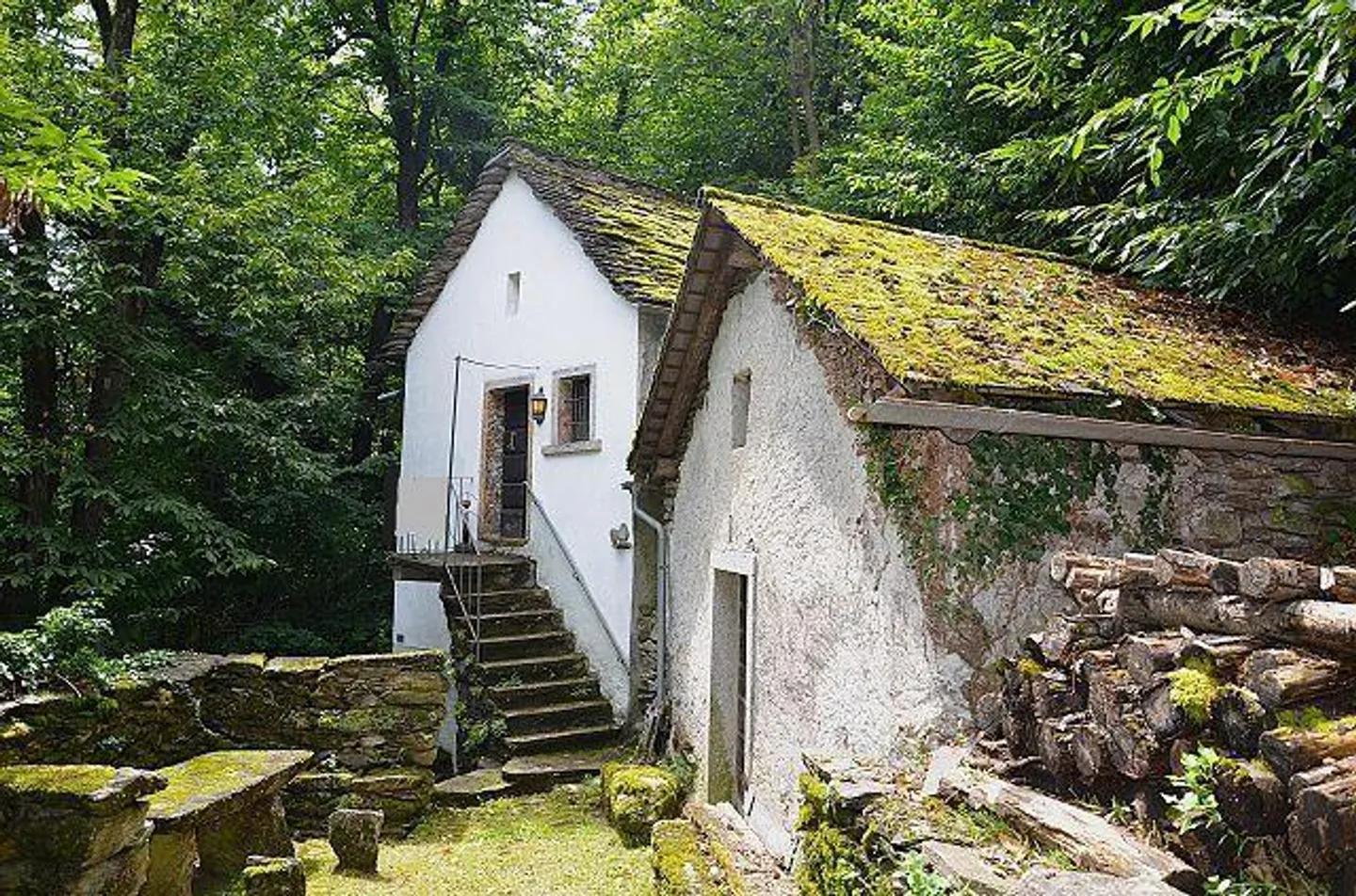 Rustico di 2,5 loc. in mezzo al verde, molto tranquilla e soleggiata, con bella vista - Foto 21 di 26