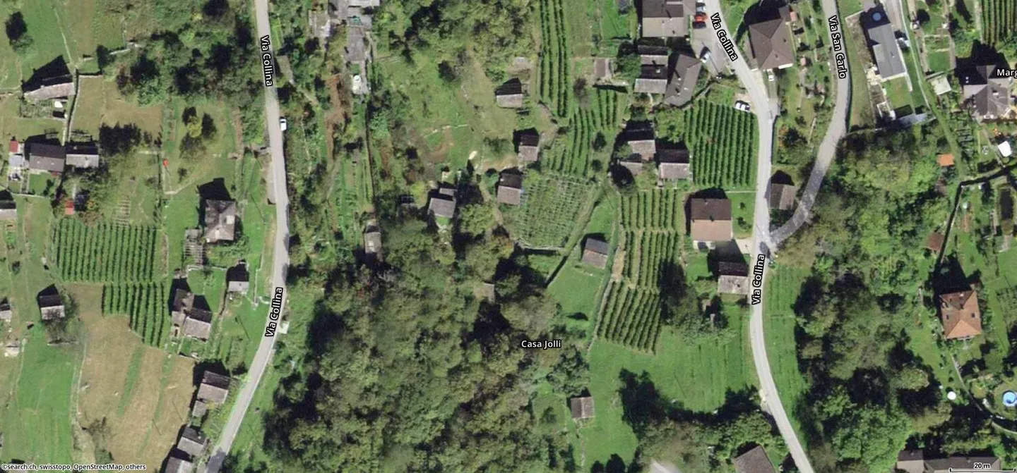 Rustico di 2,5 loc. in mezzo al verde, molto tranquilla e soleggiata, con bella vista - Foto 25 di 26