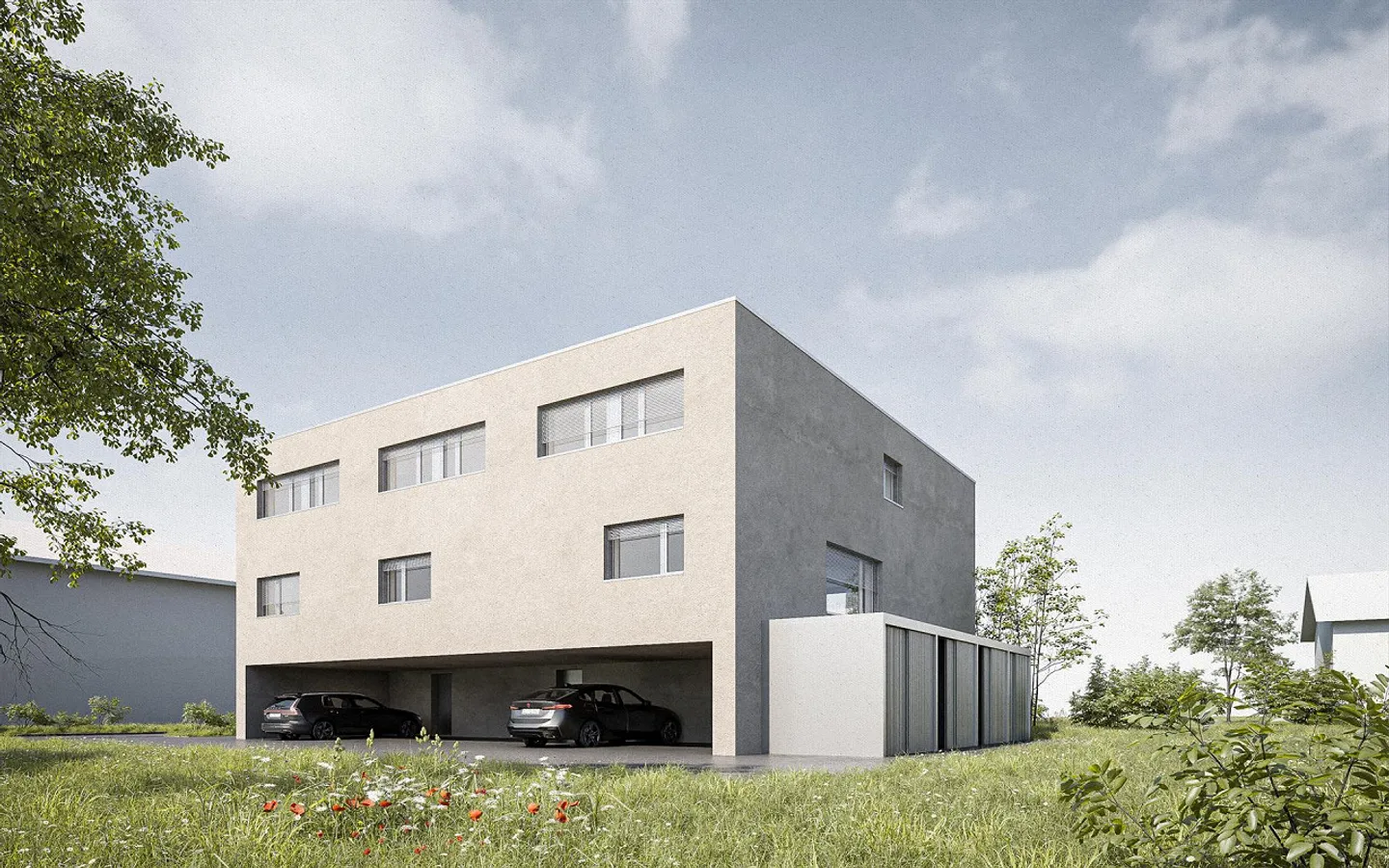 Three row houses (1 middle house, 2 corner houses with garden) - Photo 2 of 8