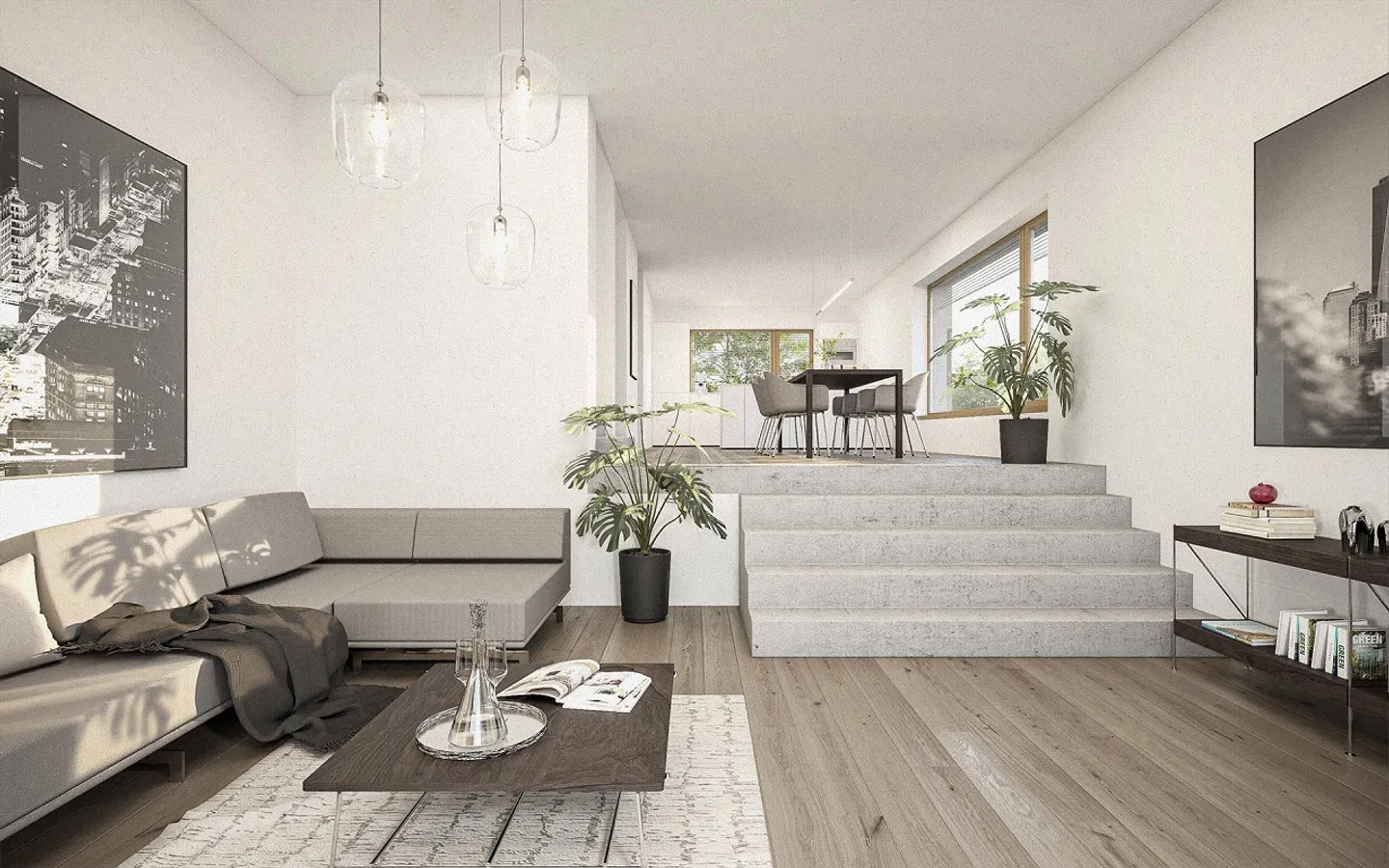 Three row houses (1 middle house, 2 corner houses with garden) - Photo 5 of 8