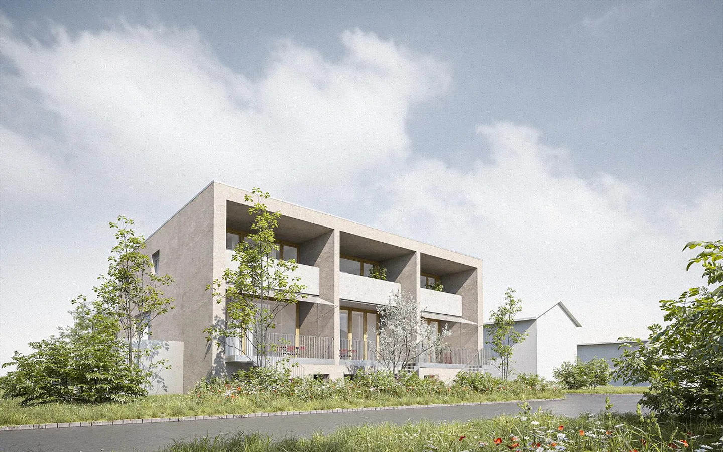 Three row houses (1 middle house, 2 corner houses with garden) - Photo 3 of 8