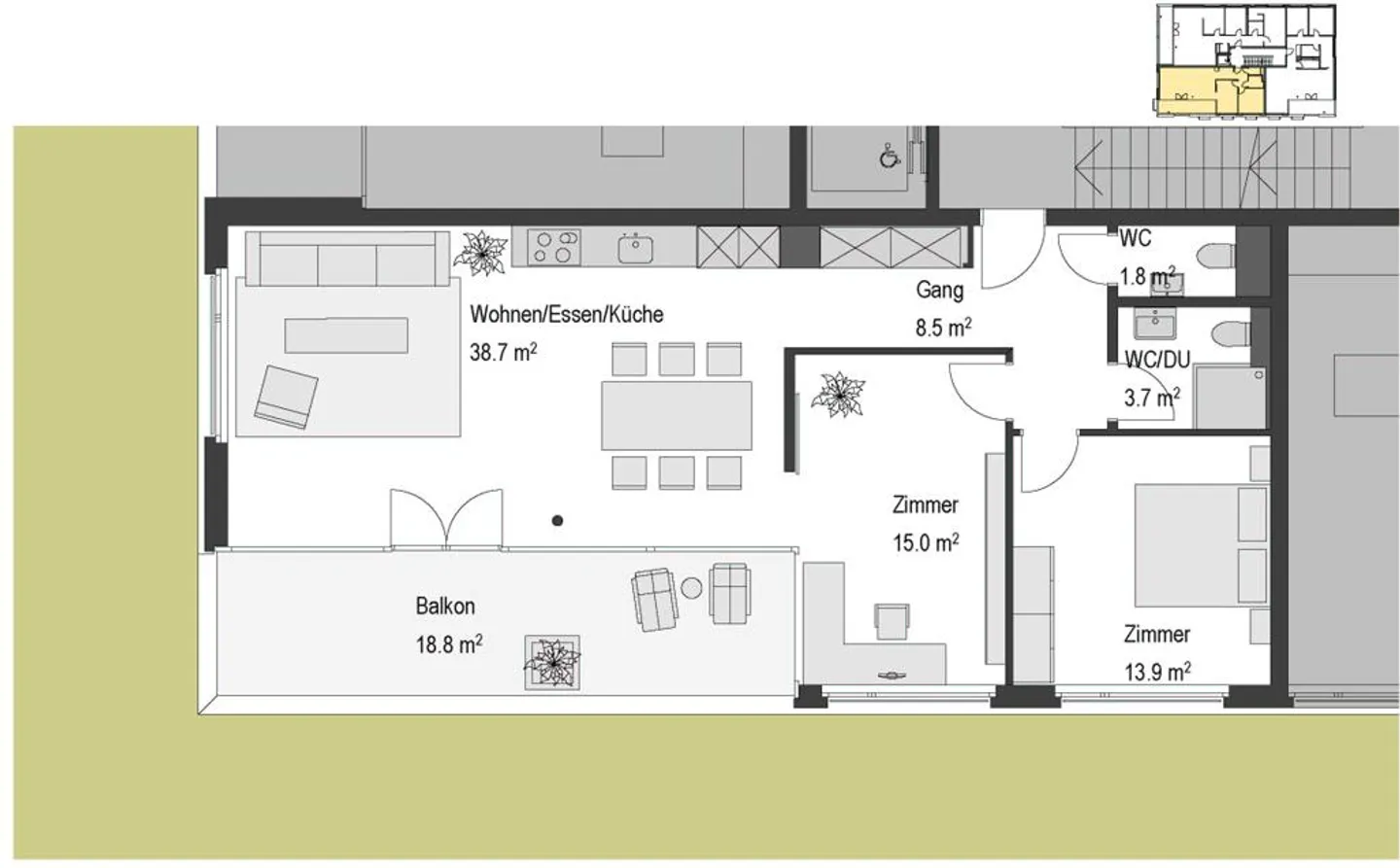 Modern apartment in a dream location - Photo 5 of 6
