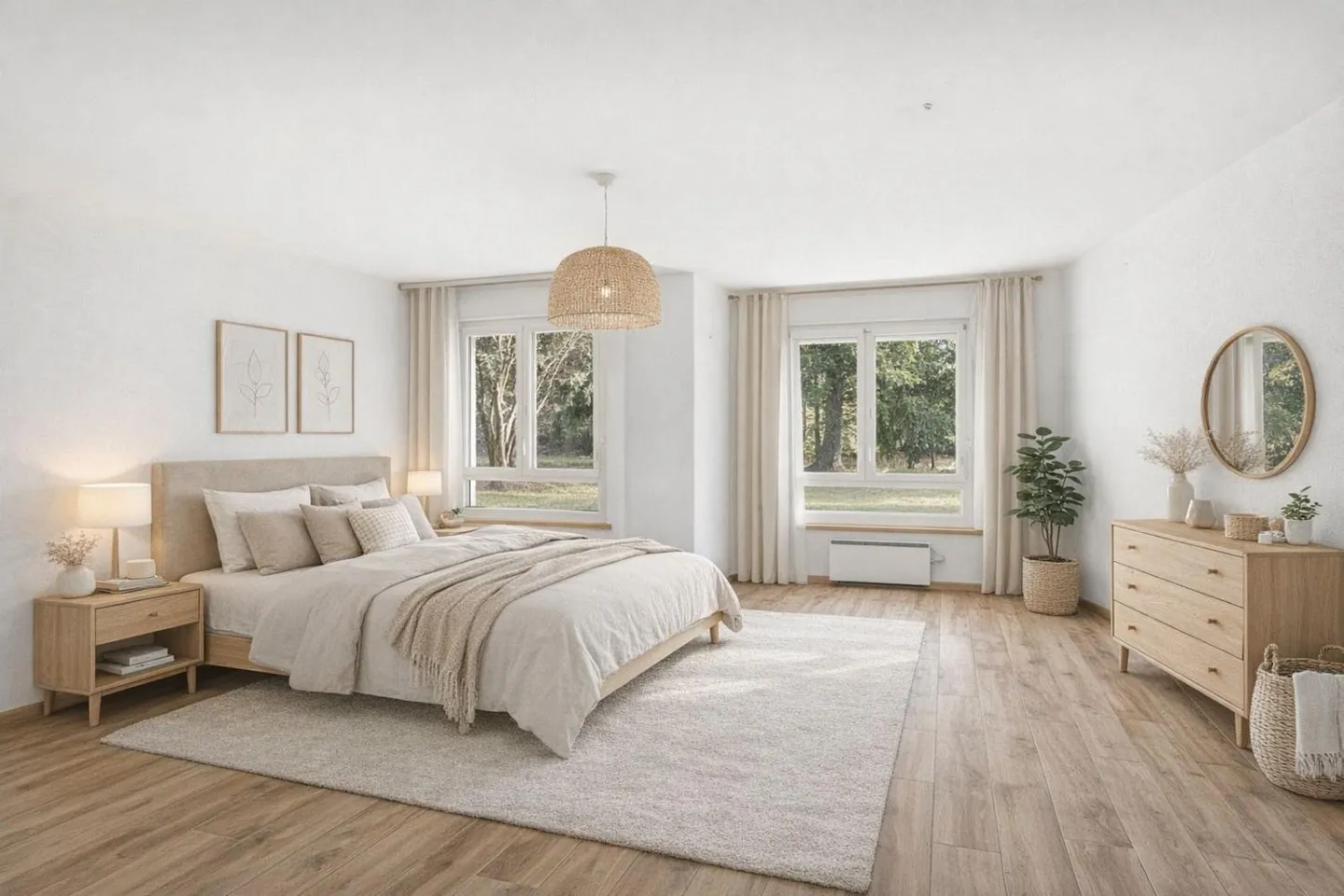 Ampio appartamento al piano terra, giardino privato e vista sulle Prealpi - Foto 4 di 6