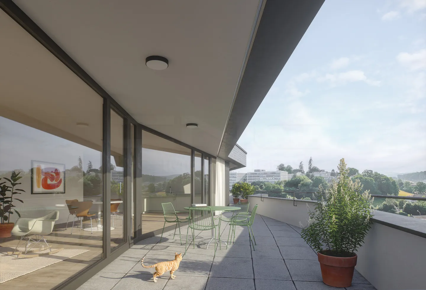 Penthouse 3.5 Rooms - Architectural Elegance Just Two Steps from the City Center - Photo 6 of 10