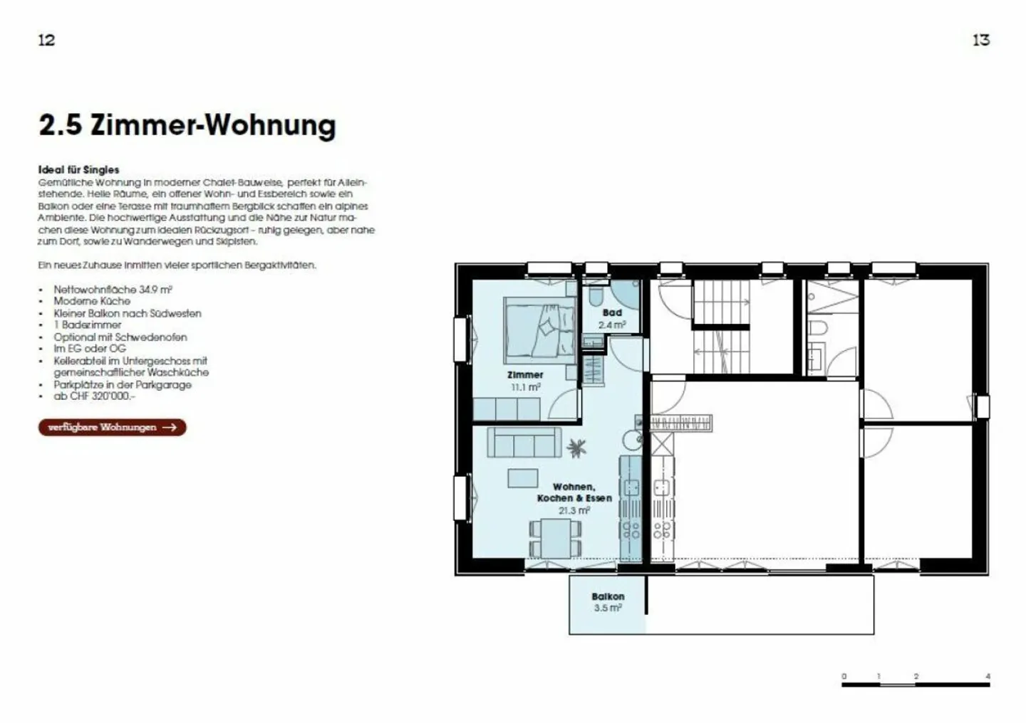 Eggetli-Adelboden - Appartamenti di 2½ locali - Foto 4 di 7