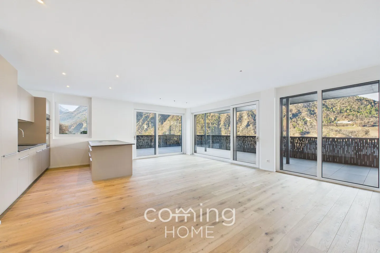 Modernes Wohngefühl über Visp - 4.5-Zimmerwohnung mit Weitblick - Foto 4 von 15