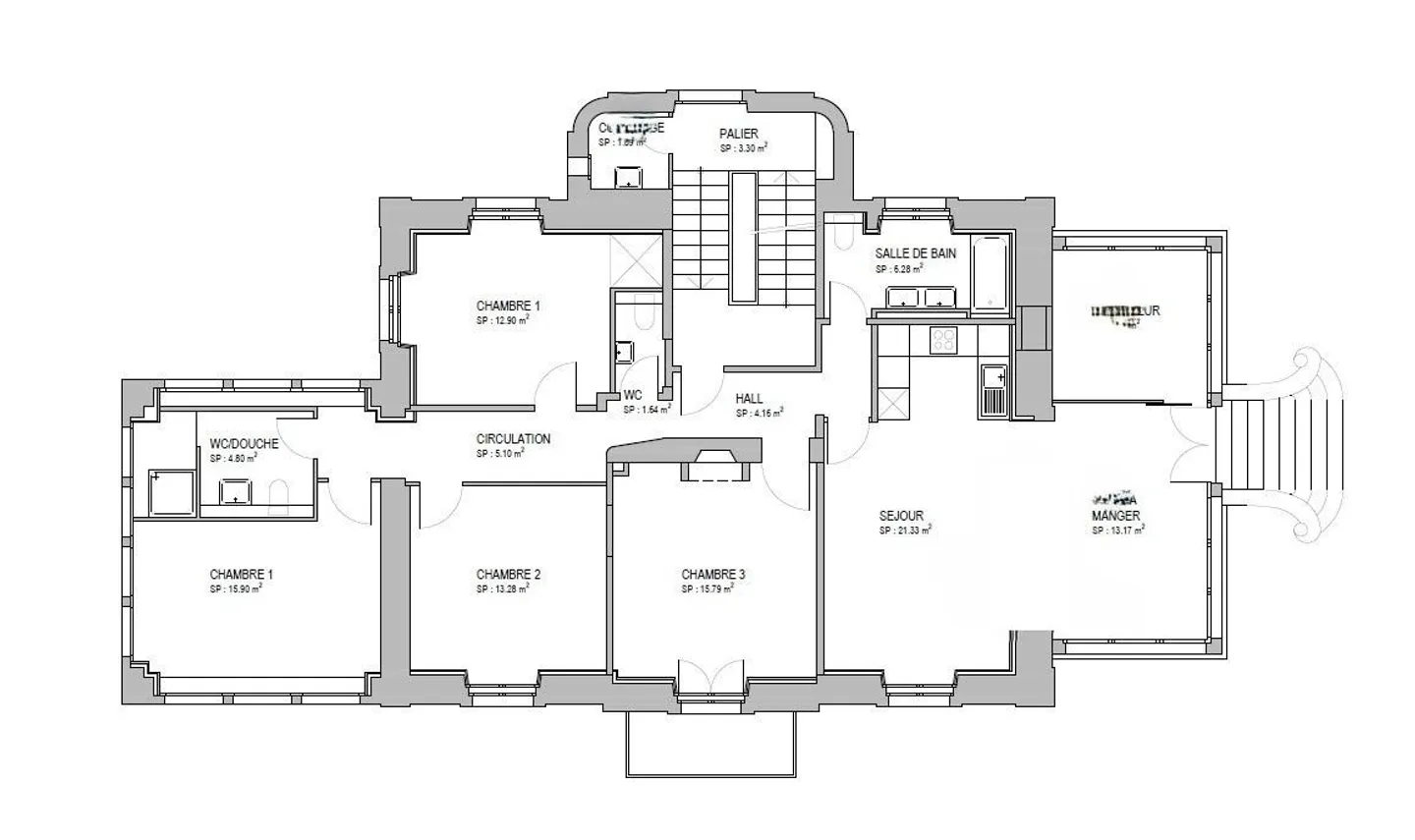 Magnifico appartamento ristrutturato di 5.5 stanze con giardino e veranda - Foto 13 di 13