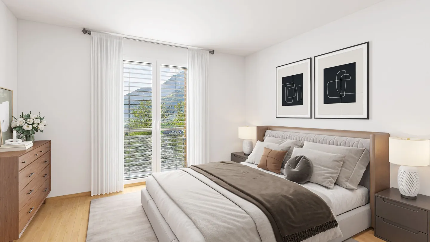 Appartement familial de 5,5 pièces avec place de parking à Susten (Feithieren) - Photo 5 sur 9