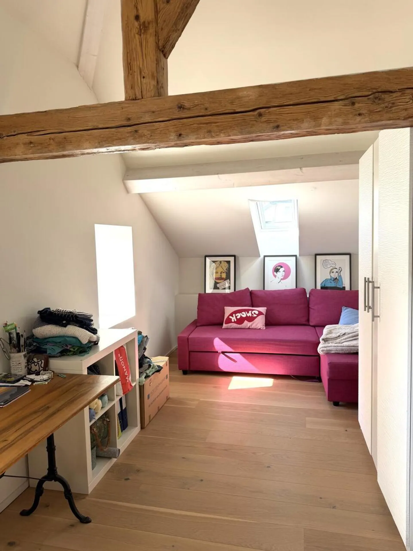 Magnificent 4.5-room apartment in a village house, garden access - Photo 12 of 13