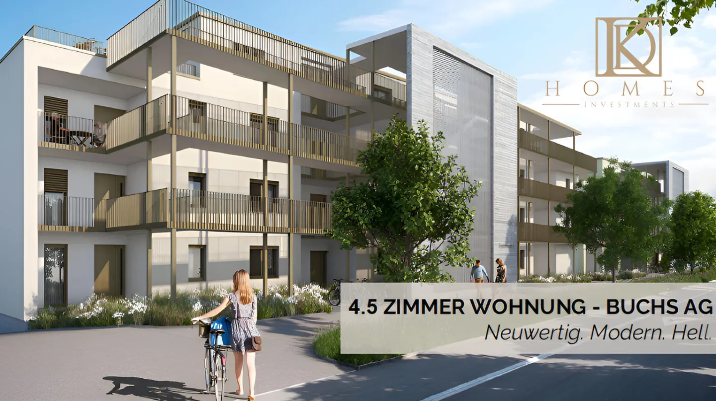 Like new. Modern. Bright. - 4.5-room apartment in Buchs - Photo 1 of 14