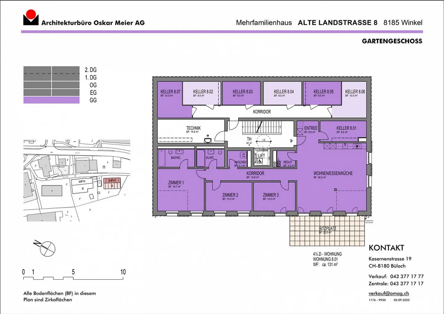 Appartement 4.5 pièces avec un plan d'étage bien pensé - Photo 3 sur 4