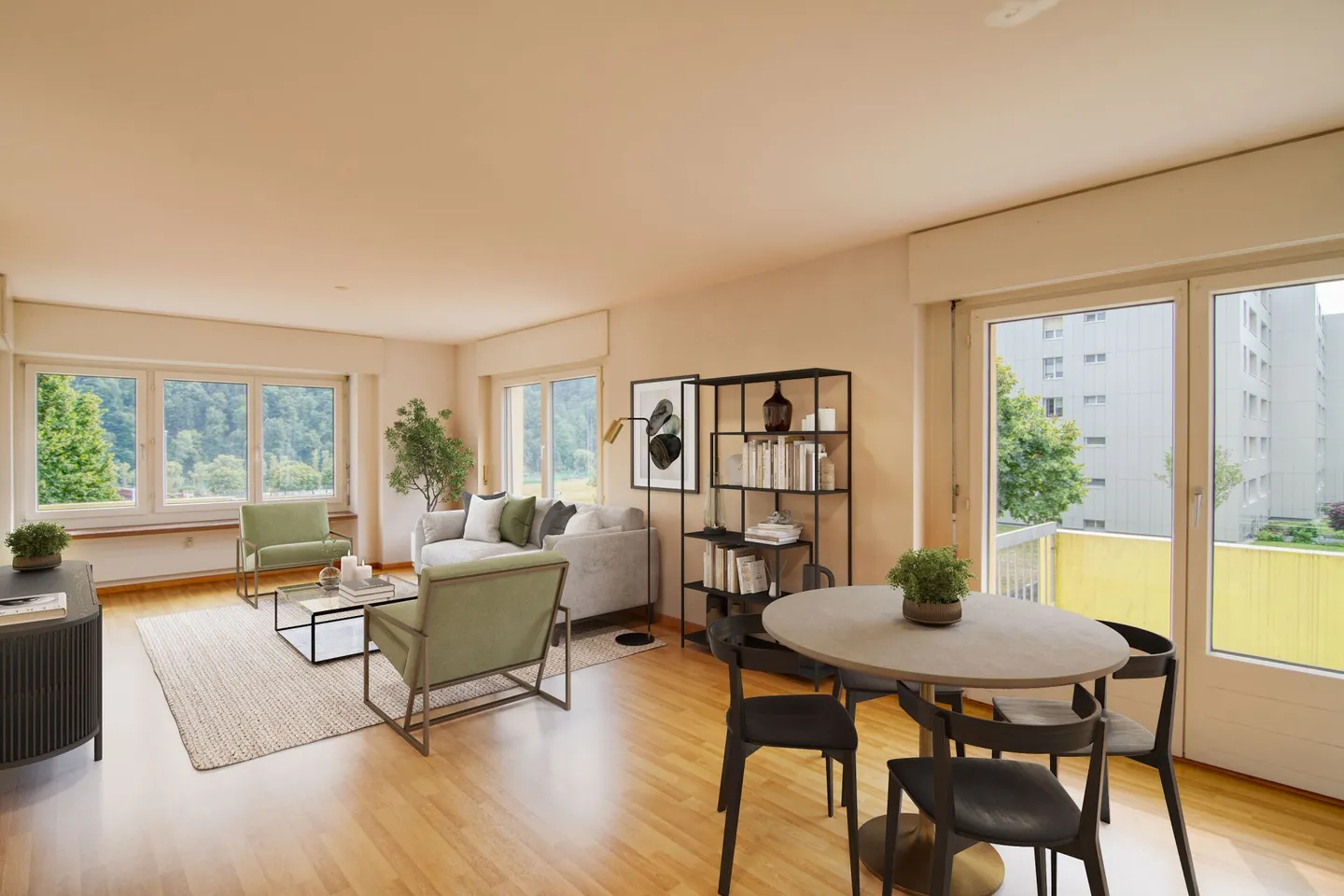 Rückzugsort am Wohlensee: 3.5-Zimmer-Wohnung mit 2 Balkonen & einem Einstellhallenplatz - Photo 4 of 22