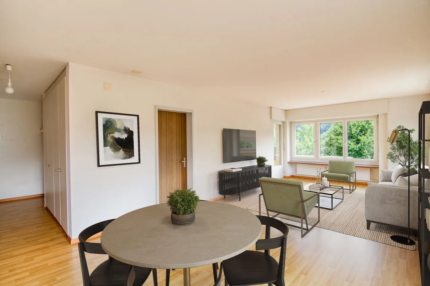 Rückzugsort am Wohlensee: 3.5-Zimmer-Wohnung mit 2 Balkonen & einem Einstellhallenplatz - Photo 5 of 22